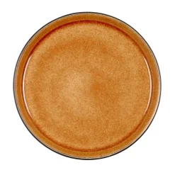 Bitz bord gastro Ø 21 cm, Zwart-amber