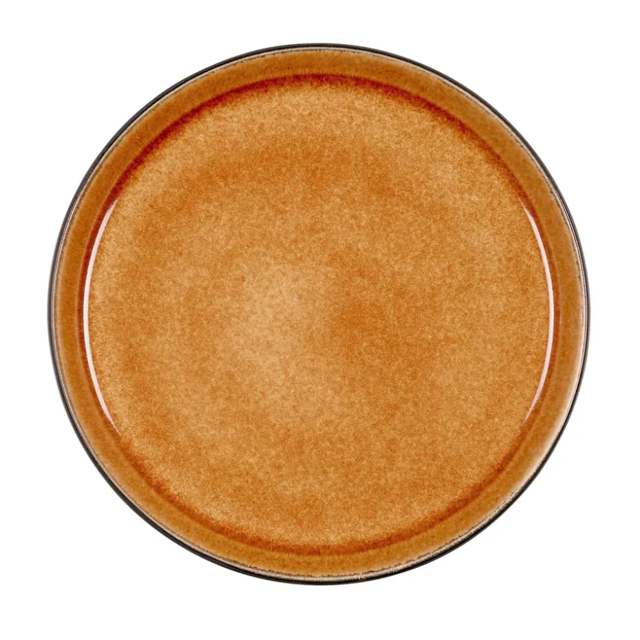 Bitz bord gastro Ø 21 cm, Zwart-amber