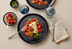 Bitz bord gastro Ø27 cm, Zwart-donkerblauw