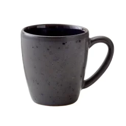 Bitz mok 19 cl zwart, Zwart-donkerblauw