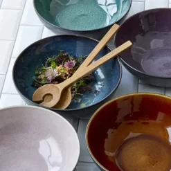 Bitz saladekom Ø30 cm, Zwart-donkerblauw