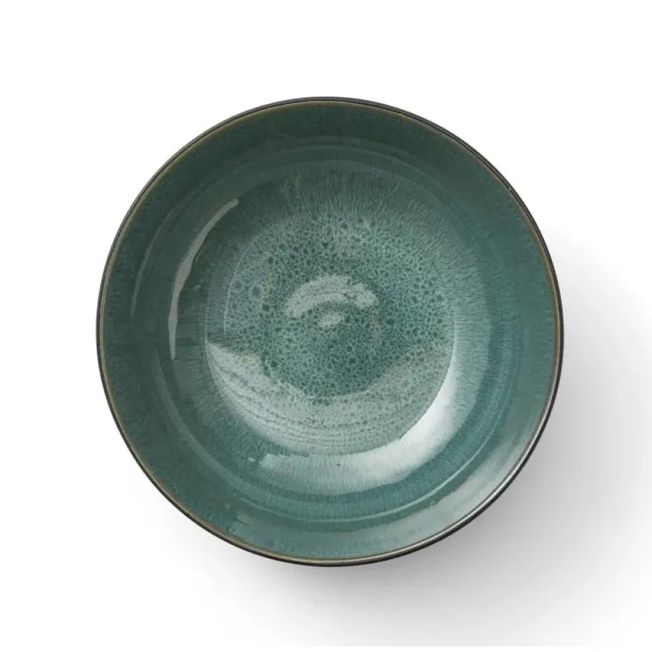Bitz saladekom Ø30 cm, Zwart-groen