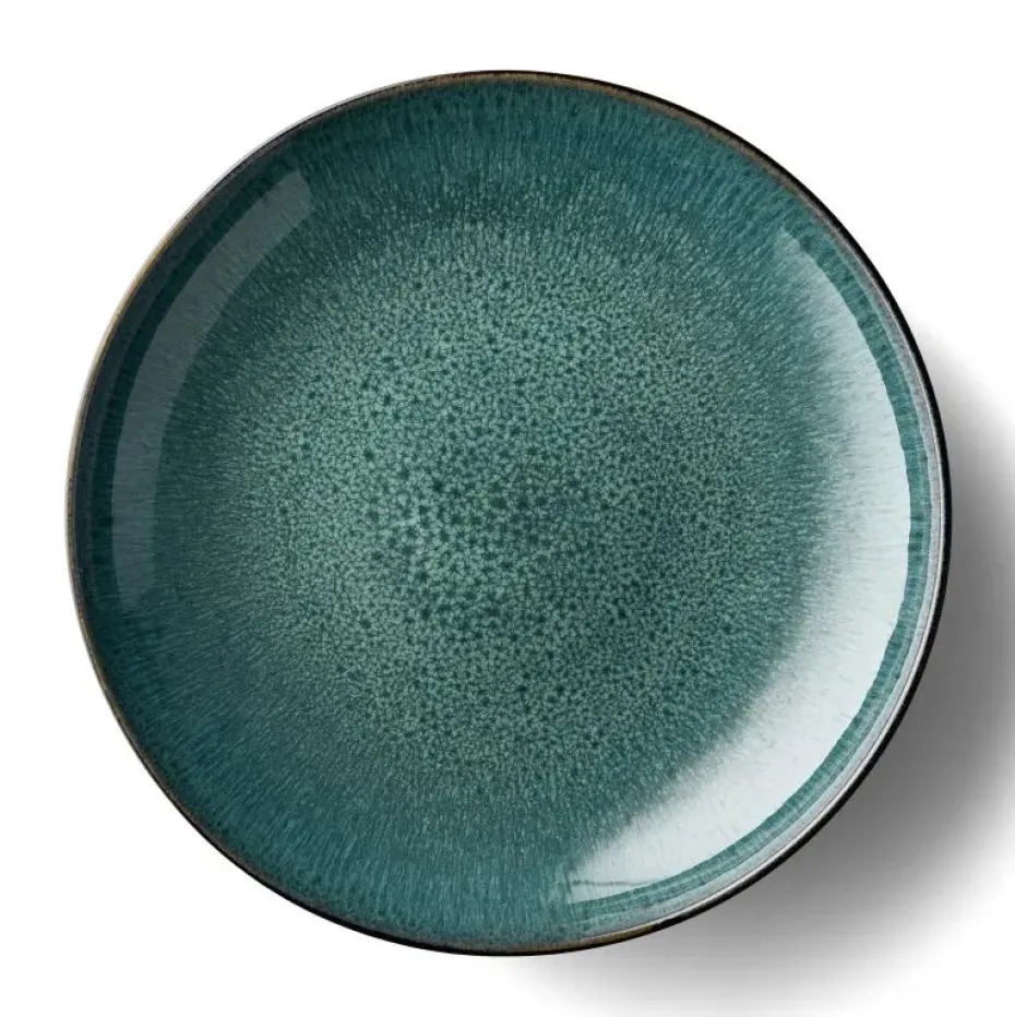 Bitz schaal Ø 40 cm zwart, Zwart-groen