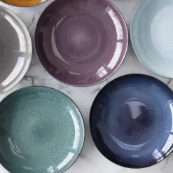 Bitz schaal Ø 40 cm zwart, Zwart-groen