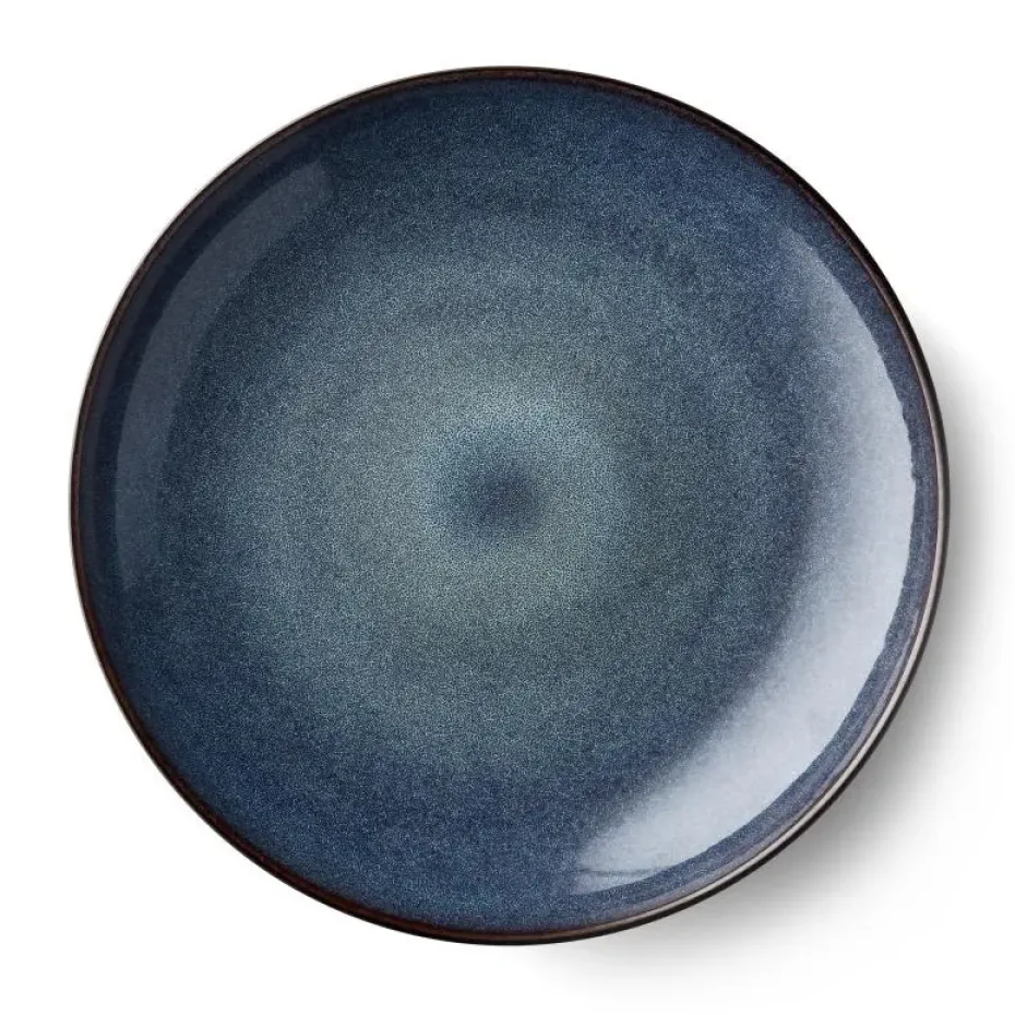 Bitz schaal Ø 40 cm zwart, Zwart-donkerblauw