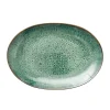 Bitz schaal ovaal 25x36 cm, Zwart-groen