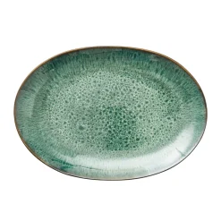 Bitz schaal ovaal 25x36 cm, Zwart-groen