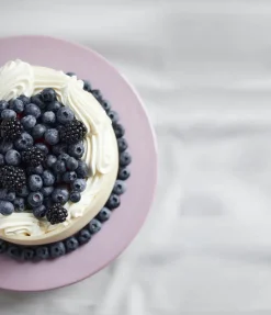 Bitz taartbord op voet Ø30 cm, Light pink