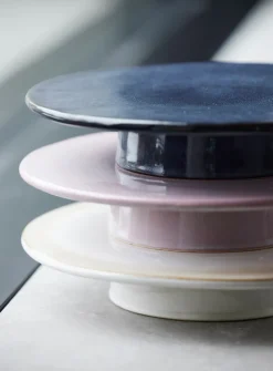 Bitz taartbord op voet Ø30 cm, Light pink