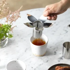 Blad theezeef, Roestvrij staal