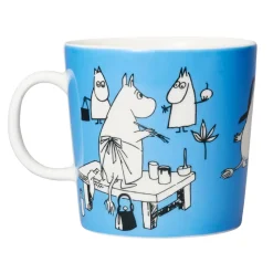 Blauwe Moomin mok speciaal, 40 cl