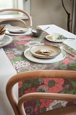Blomsterfång tafelloper 35x140 cm, Multi