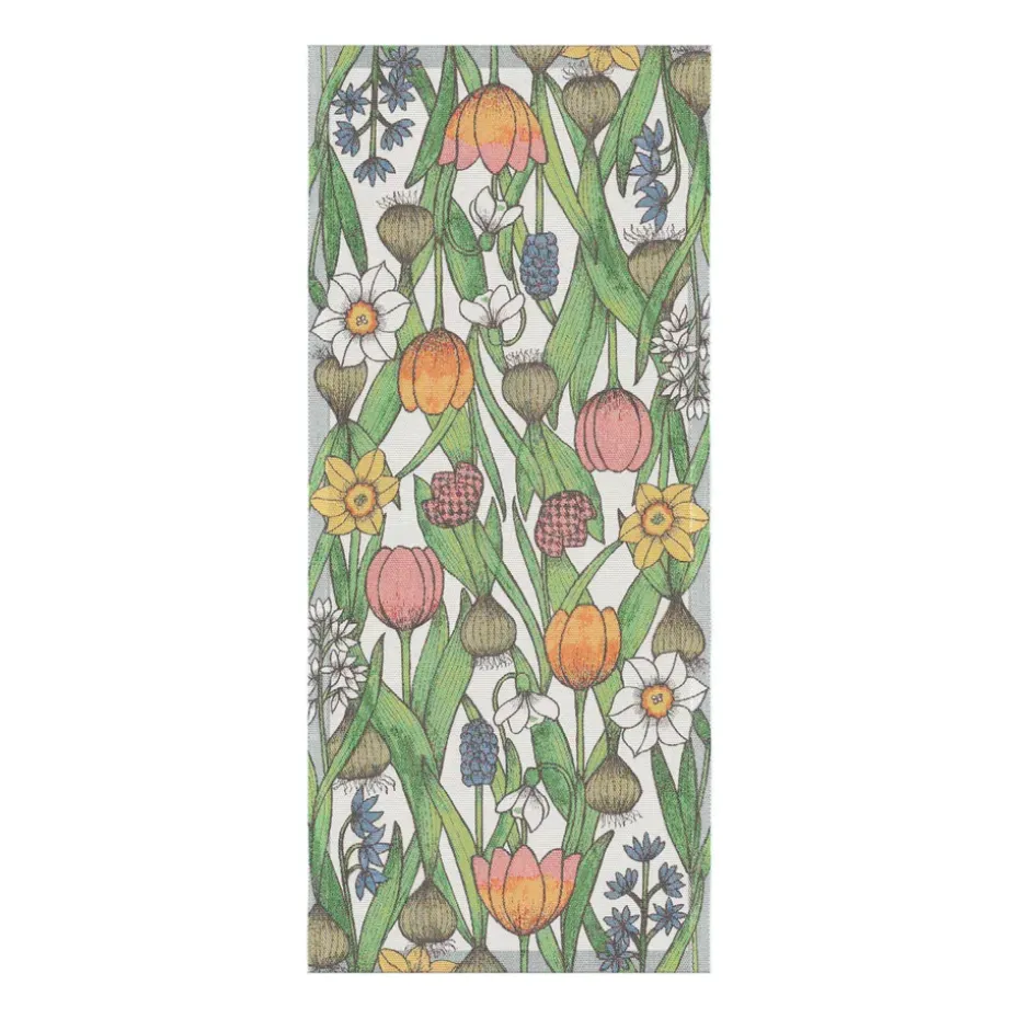 Blomsterlök tafelloper, 35x80 cm