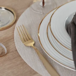 Bloomingville bestek goud 4-pack, goud