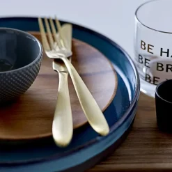 Bloomingville bestek goud 4-pack, goud