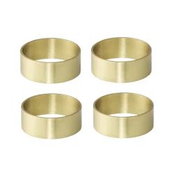 Bloomingville servetring 4-pack, messing