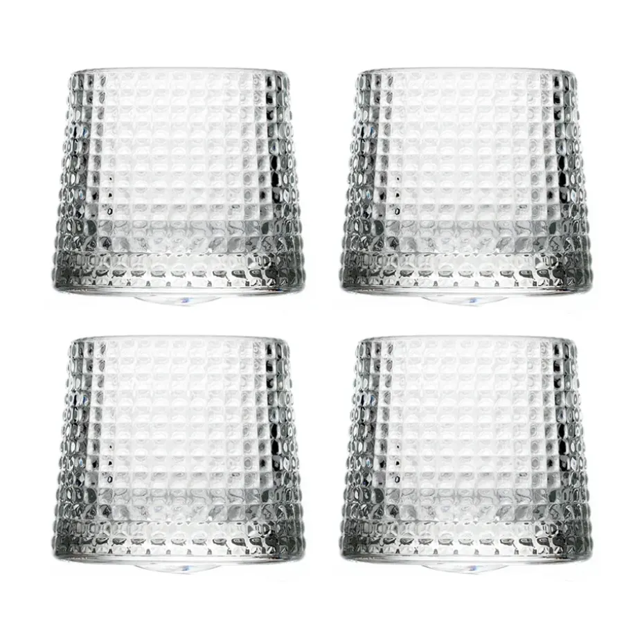 Blossom whiskeyglas 16 cl 4-pack, Transparant