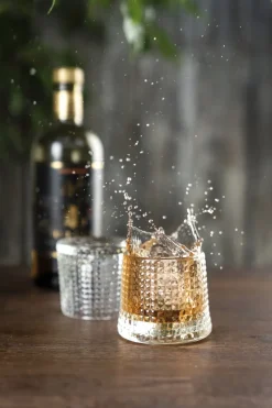 Blossom whiskeyglas 16 cl 4-pack, Transparant