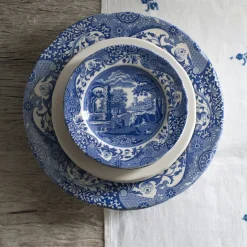 Blue Italian dinerbord, 27 cm