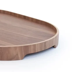 Bosign dienblad curveline medium 26x39 cm, Walnoot
