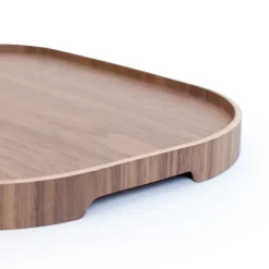 Bosign dienblad curveline large 34x47 cm, Walnoot