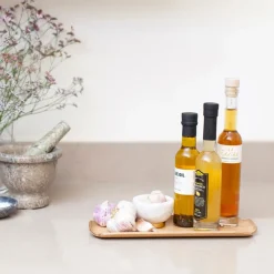 Bosign houten dienblad leaf, Wilgenhout