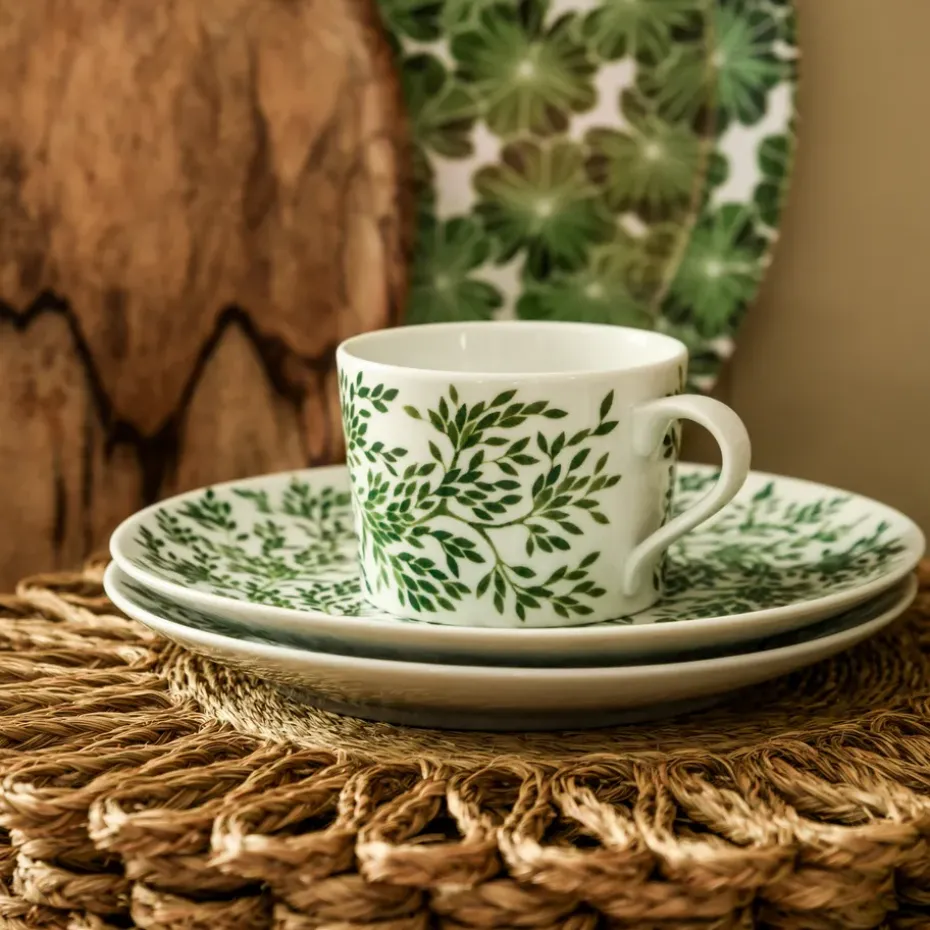 Botanica Mirte bordje Ø21, Groen