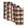 Bothy Check katoenen servet 40x40 cm 4-pack, Cinnamon-grey green