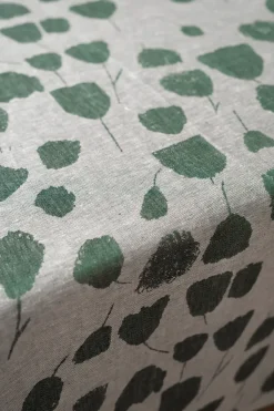 Bouquet tafelkleed 147x147 cm, Groen-off-white