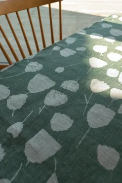 Bouquet tafelkleed 147x147 cm, Groen-off-white