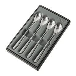 Bourton Bright lattelepel, 4 stuks, Roestvrij staal