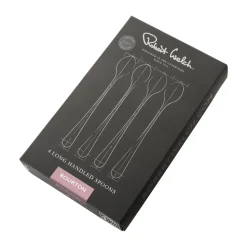 Bourton Bright lattelepel, 4 stuks, Roestvrij staal