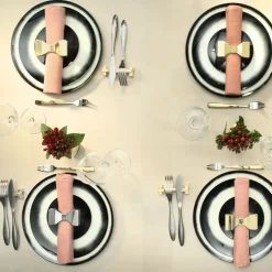 Bowie servetring 2-pack, Roestvrij staal