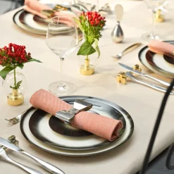 Bowie servetring 2-pack, Roestvrij staal