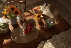 Braided placemat ovaal, Natuur