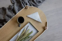 Broken Lines servet 33x33 cm 20-pack, Sand-white