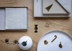 Broken Lines servet 33x33 cm 20-pack, Sand-white