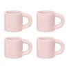 Bronto espressokopje 10 cl 4-pack, Pink