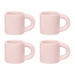 Bronto espressokopje 10 cl 4-pack, Pink