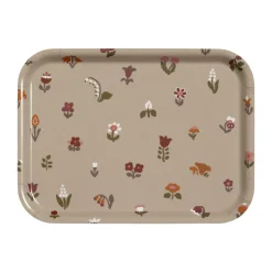 Brunnsparken dienblad 20x27 cm, Taupe