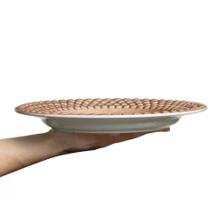 Bubbles bord, 28 cm, Cinnamon