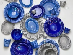 Bubbles espressokopje, 10 cl, Blauw