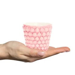 Bubbles espressokopje, 10 cl, lichtroze