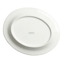 Bubbles ovaal bord, 20 cm, Zand