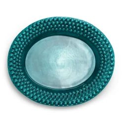 Bubbles ovale schaal, 35 cm, Oceaan