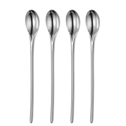 Bud Bright lattelepel, 4 stuks, Roestvrij staal