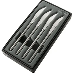 Bud Bright vleesmes, 4 stuks, Roestvrij staal