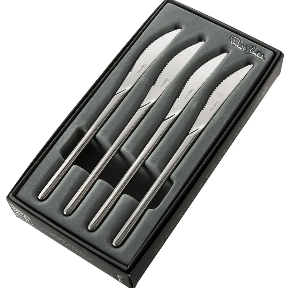 Bud Bright vleesmes, 4 stuks, Roestvrij staal