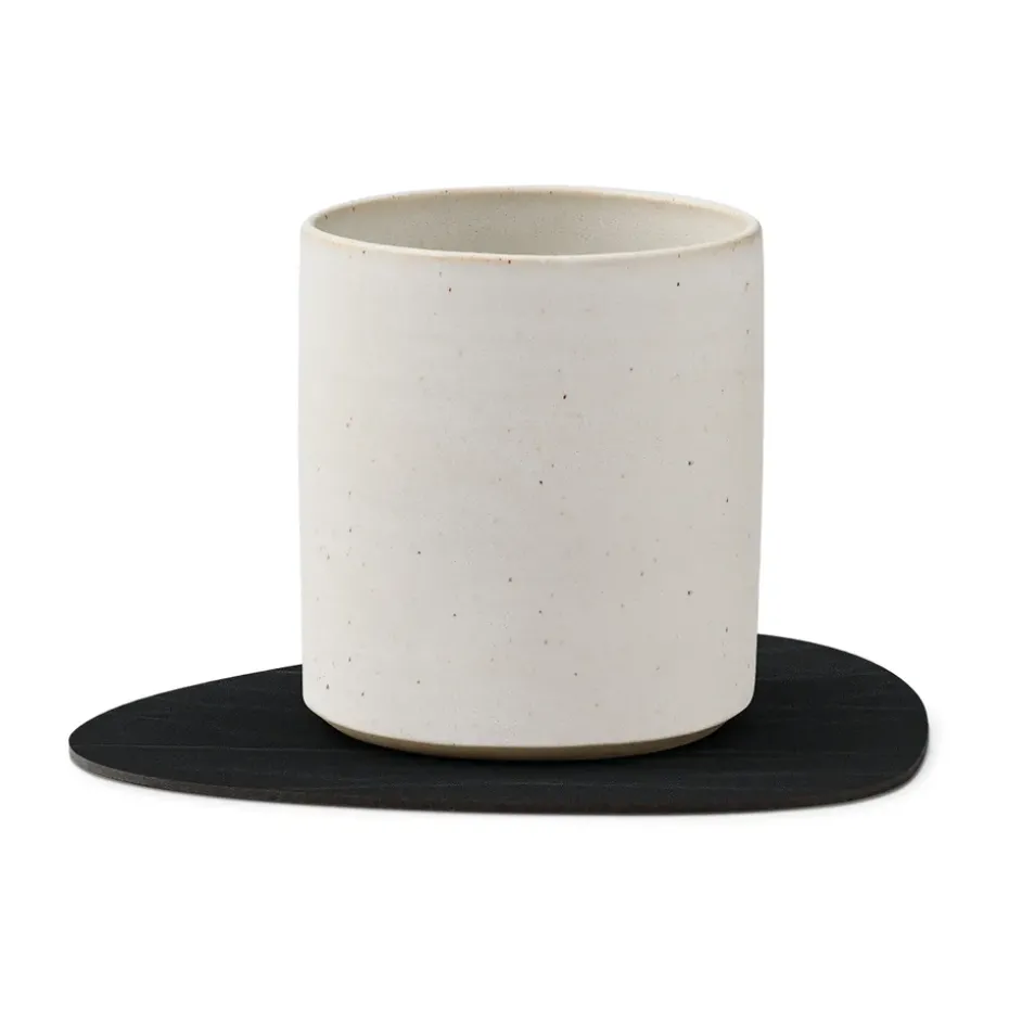 Buffalo onderzetter (glazen) keerbaar curve 1 St., zwart-natur