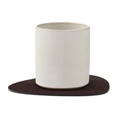 Bull onderzetter (glazen) curve, bruin